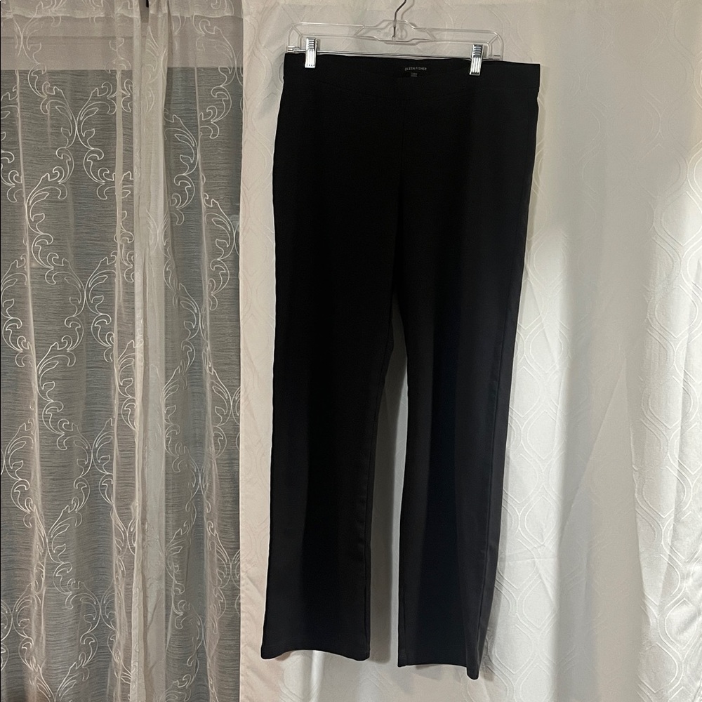 Eileen Fisher Charcoal -Gray Pull on pants - Picture 2 of 12